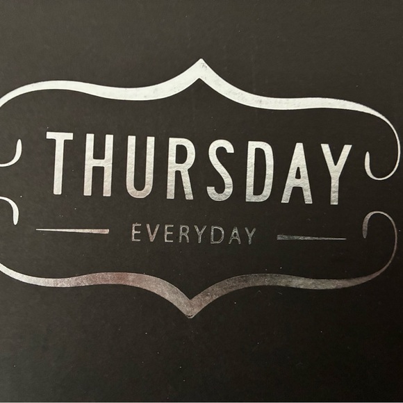 Thursday Boot Company Legend Platform Black Boots, Size 8M - Picture 5 of 8